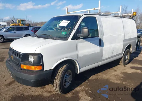 2017 Chevrolet Express 2500 Work Van from USA, damaged, VIN 1GCWGAFF1H1106941